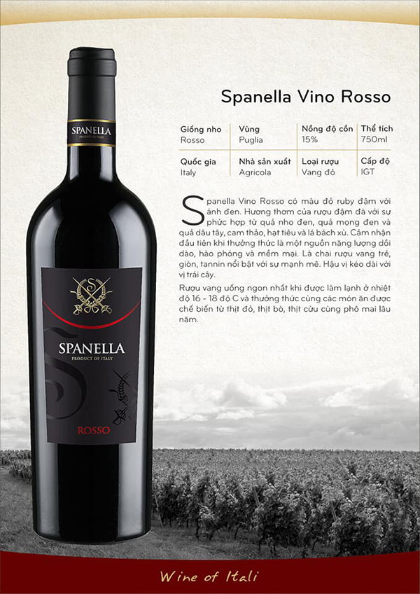 Rượu vang Aurosia Puglia Negroamaro hà nội